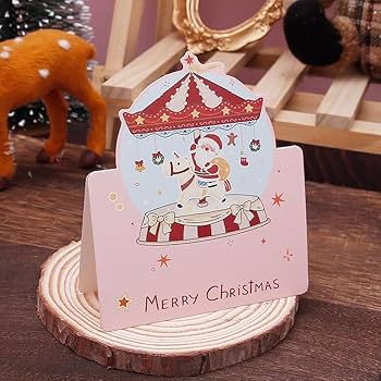 Amazon | クリスマス カード 24枚セット メッセージカード 封筒